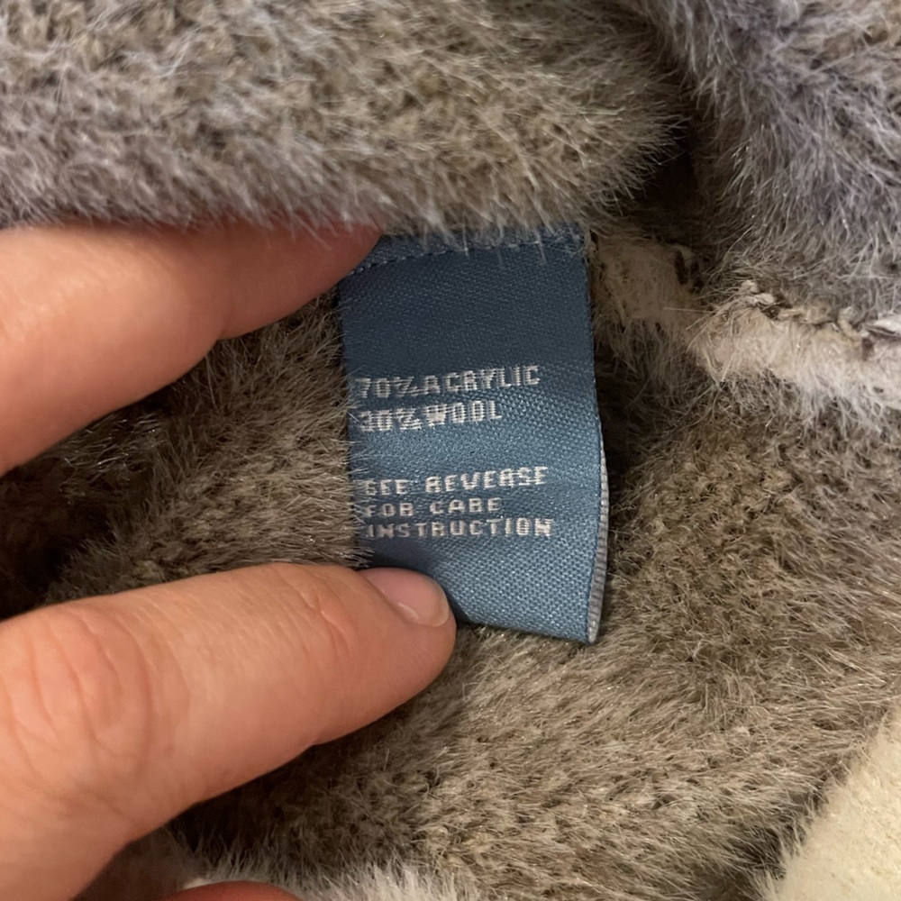 Wool Patchwork Sweater - Picture 4 of 5